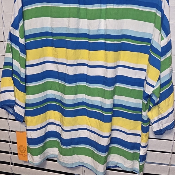 Ruby Rd. Multicolor Striped Blouse - Picture 4 of 4